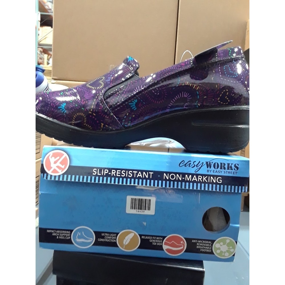 Easy Works by Easy Street Leeza Purple Multi Patent 9.5 M